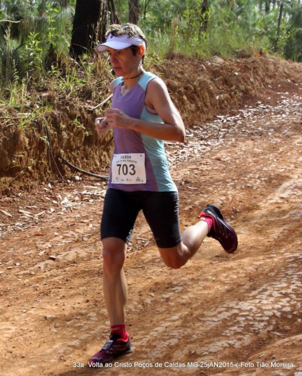 Mirlene Picin foi a 15ª colocada na classificação geral feminina da prova. (Foto: Tião Moreira)