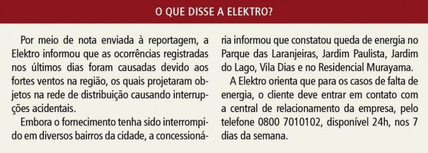 O QUE DISSE A ELEKTRO