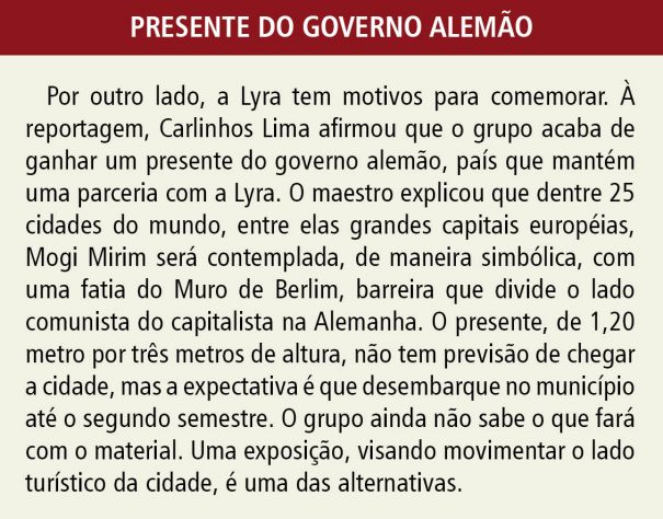 Presente do governo alemão