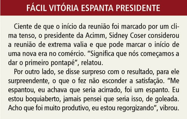 Fácil vitória espanta presidente