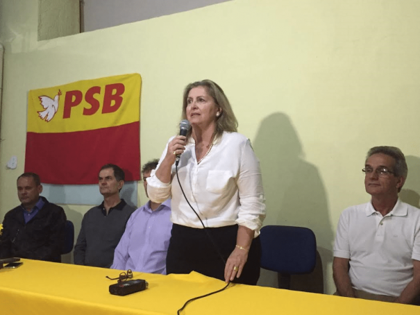 "Vou honrar cada voto que receber e vamos chegar à vitória", declarou Maria Helena Scudeler. (Foto: Fernando Surur)