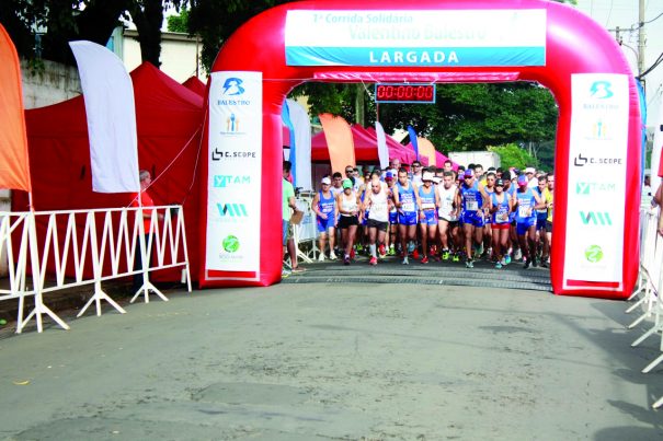 Corrida Solidária Valentino Balestro teve a primeira edição realizada em dezembro do ano de 2014. (Foto: Divulgação)