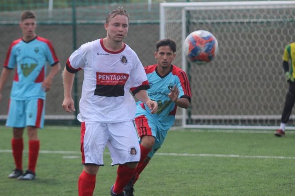 Artilheiro da Copa Society, Iago marcou quatro gols na goleada do Victória por 8 a 4 contra o CDHU. (Foto: Diego Ortiz)