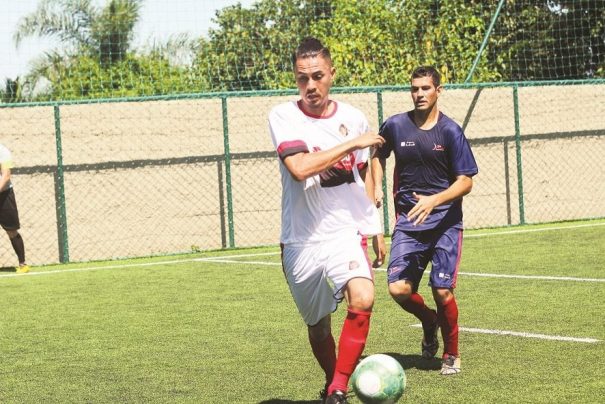 Gui Mariano marcou um dos gols do Victória diante do Turbo Máquinas. (Foto: Diego Ortiz)