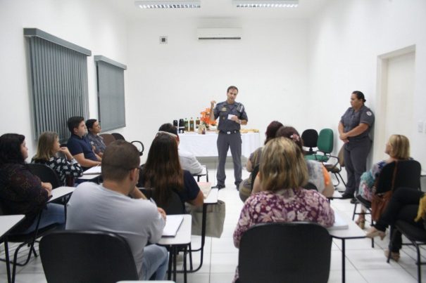 Reunião na sede da Polícia Militar serviu para apresentar projeto (foto: Ana Paula Meneghetti)